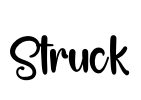 Struck Font Image