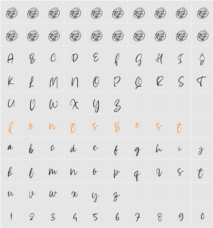 Alyssum Character Map