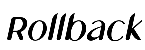 Rollback Font Image