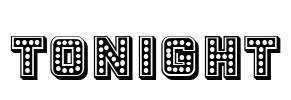 Tonight Font Image