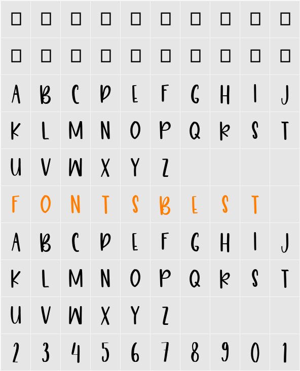 Smart Pumkin Character Map