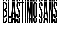 BLASTIMO SANS Font Image