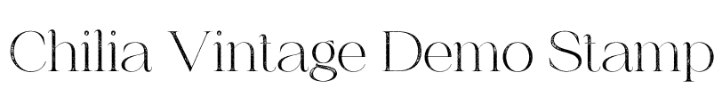 Chilia Vintage Demo Stamp Font Image