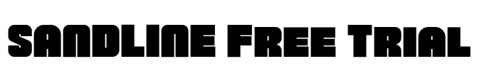 SANDLINE Free Trial Font Image
