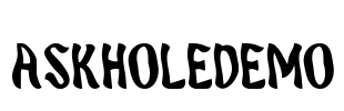 AskholeDemo Font Image