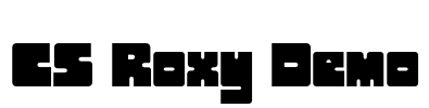 CS Roxy Demo Font Image