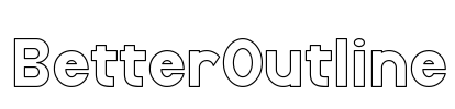 BetterOutline Font Image