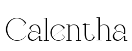 Calentha Font Image