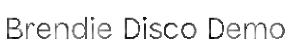 Brendie Disco Demo Font Image