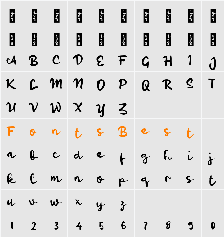 L Lamyali Character Map