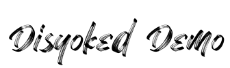 Disyoked Demo Font Image