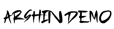 Arshin Demo Font Image