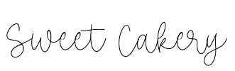 Sweet Cakery Font Image