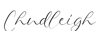 Chudleigh Font Image