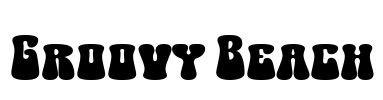 Groovy Beach Font Image