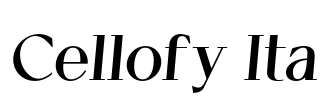 Cellofy Ita Font Image