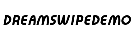 DreamSwipeDemo Font Image