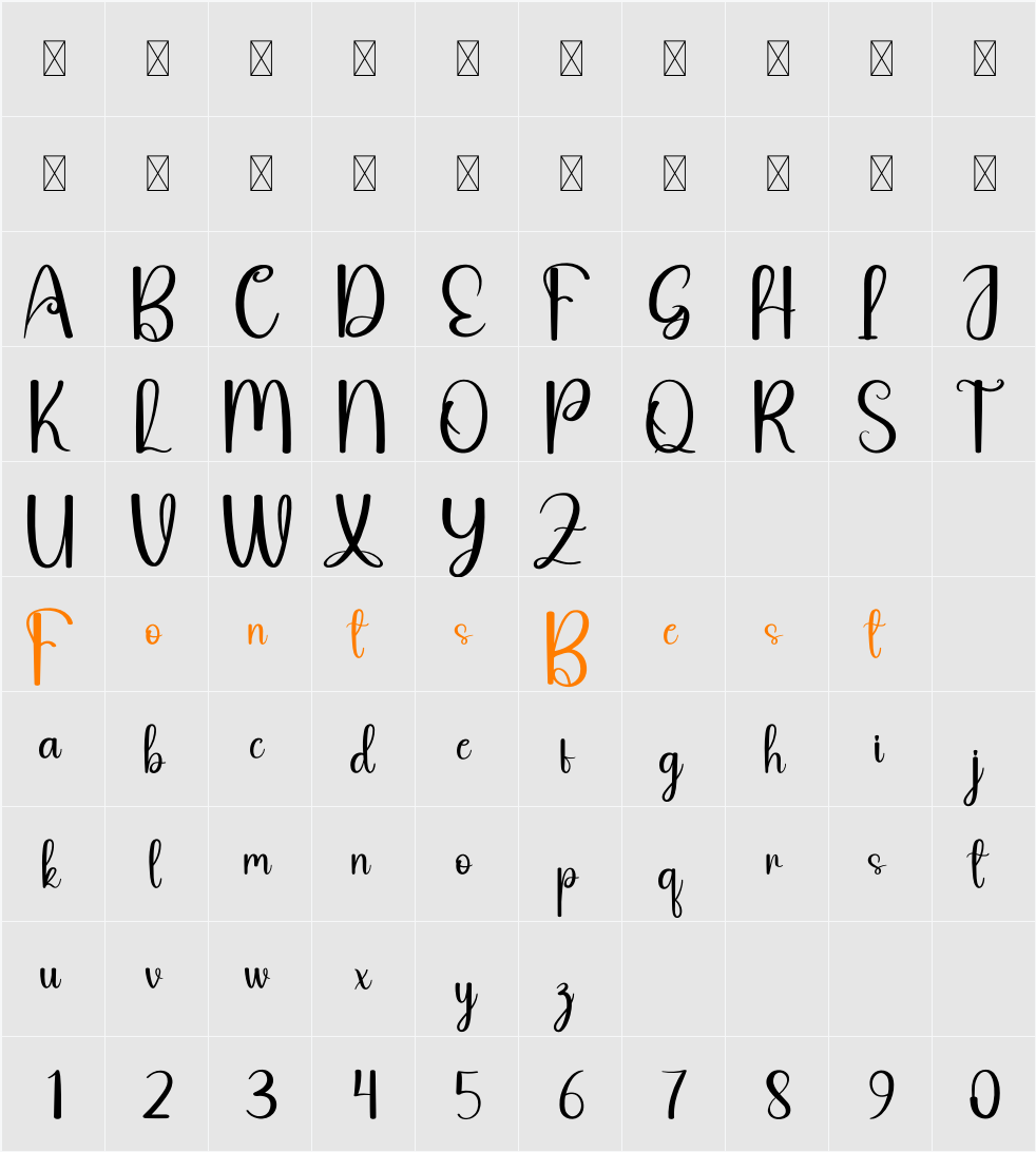 Bulk Character Map
