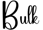 Bulk Font Image