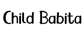 Child Babita Font Image