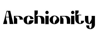 Archionity Font Image