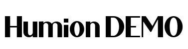 Humion DEMO Font Image