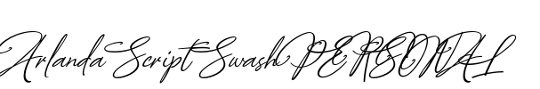 Arlanda Script Swash PERSONAL
