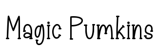 Magic Pumkins Font Image