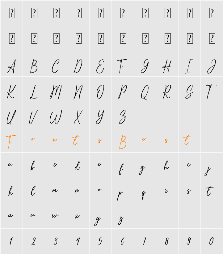 White Dahlia Character Map