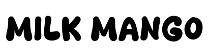 Milk Mango Font Image