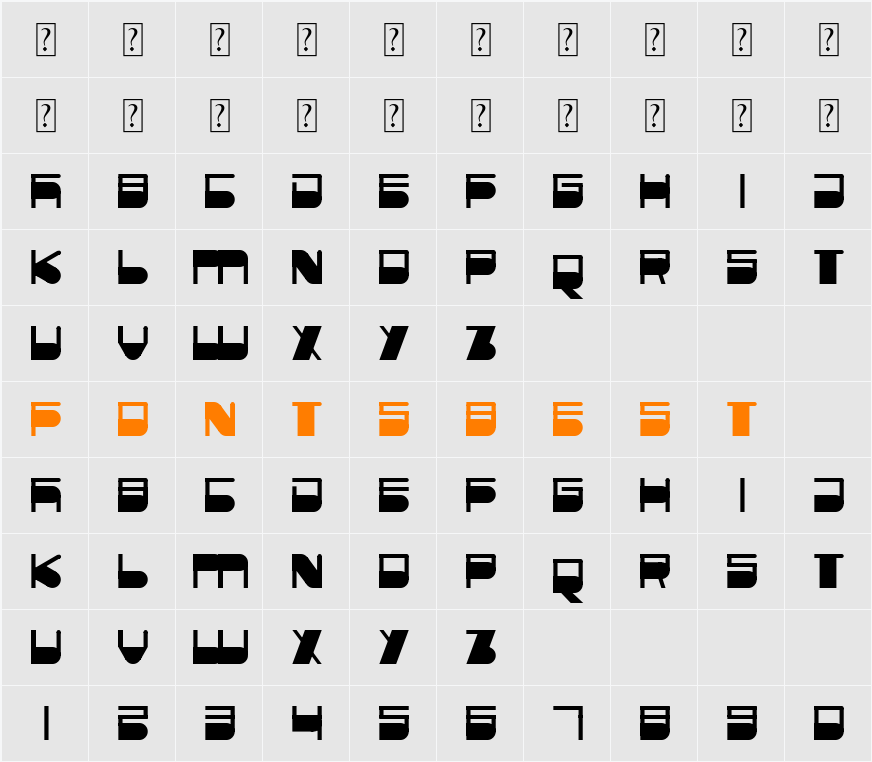 Knoo Try Character Map