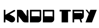 Knoo Try Font Image