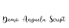 Demo Anguela Script Font Image