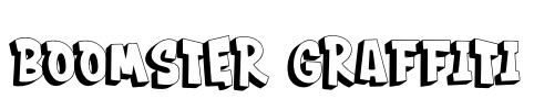 BOOMSTER Graffiti Font Image