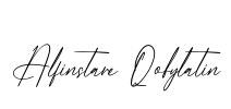 Alfinstare Qobylatin Font Image
