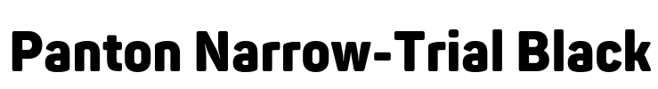 Panton Narrow-Trial Black