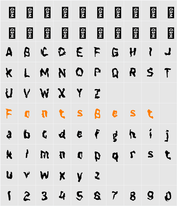 j Jungle Flame Character Map