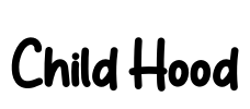 Child Hood Font Image
