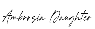 Ambrosia Daughter Font Image