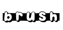 Brush Font Image