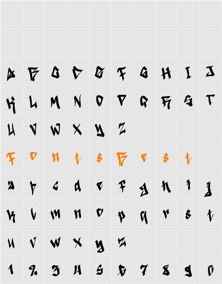 Street Gangsta Demo Character Map