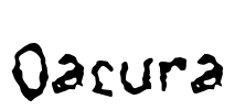 Oacura Font Image