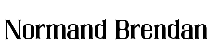 Normand Brendan Font Image