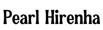 Pearl Hirenha Font Image