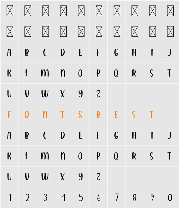 Teddy Bear Character Map