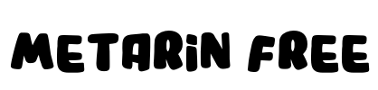 Metarin Free Font Image