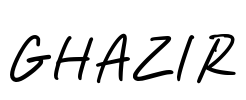 Ghazir Font Image