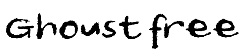Ghoust free Font Image