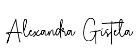 Alexandra Gistela Font Image
