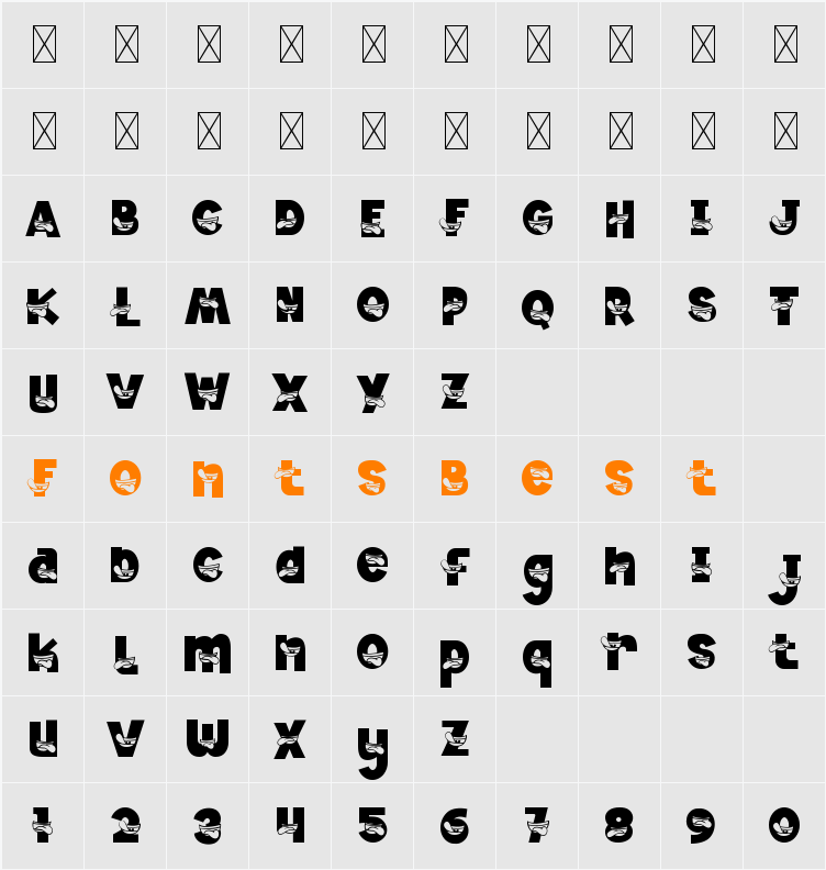 Jester Jumble Laugh Character Map